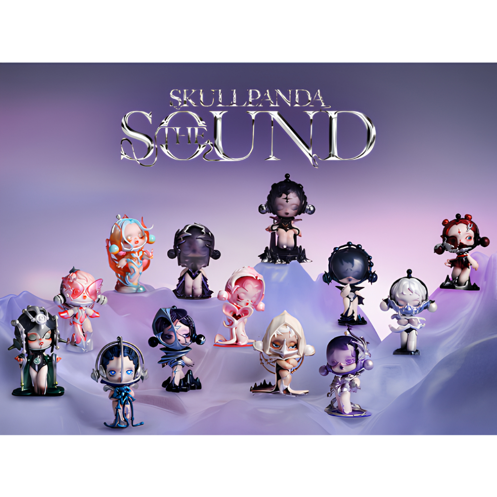 [POPMART] Mô hình/Blindbox SKULLPANDA Âm thanh - SKULLPANDA The Sound Series