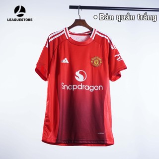 Bộ Manchester United sân nhà mùa 24/25 - quần áo bóng đá màu đỏ vải thái form âu