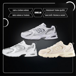Giày new balance 530 retro white vintage ,‘white silver’ mr530ad thời nb 530 fullbox chính hãng