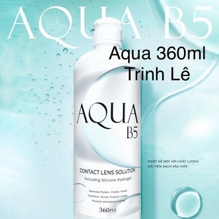 Nước ngâm lens Aqua B5 360ml- Dung dịch rửa kính áp tròng Hàn Quốc date 2026
