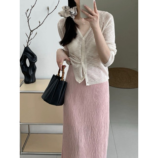 Áo khoác cardigan nữ, áo khoác len mỏng, nhẹ kiểu dáng basic