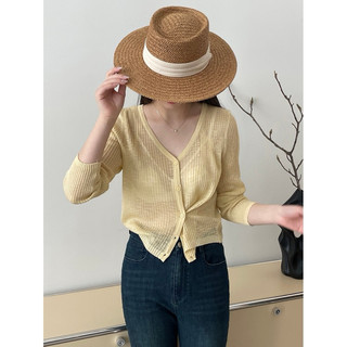 Áo khoác cardigan nữ, áo khoác len mỏng, nhẹ kiểu dáng basic