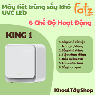 Máy tiệt trùng UVC - LED FATZ BABY có chức năng sấy khô KING 1 FB4722BT