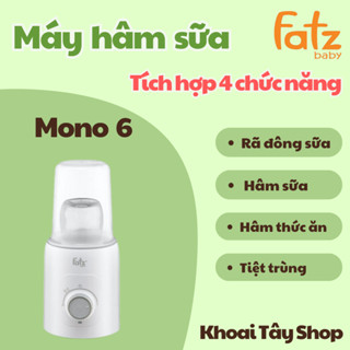  Máy hâm sữa và tiệt trùng 4 chức năng Mono 6 Fatzbaby - FB3001TN khoaitayshop18 