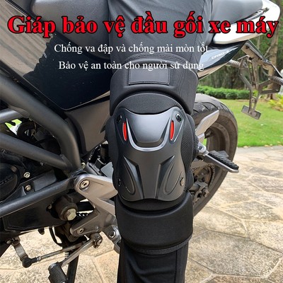 Miếng đệm đầu gối MYT đệm bảo hộ đầu gối khuỷu tay đi xe máy xe mô tô có dải phản quang thoáng khí chống ngã
