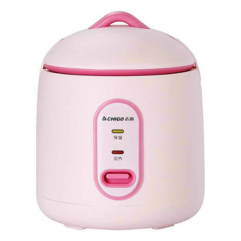 Nồi Cơm Điện Mini Tráng Chống Dính CHIGO Dung Tích 1,2L Phù Hợp Cho 1 Người ăn, Nấu Hầm Súp Cháo