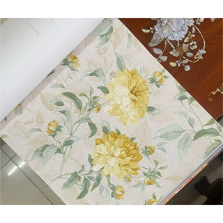 Giấy dán tường Hàn Quốc phong cách vintage hoa nhí nhỏ nhắn khổ 1.06 dài 15.6m