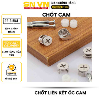 Chốt liên kết ốc cam chiều dài 40mm, đường kính ốc siết 15mm