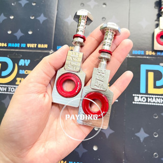 [ HÌNH THẬT ] Pas Tăng Sên Inox304 Tặng Kèm Long Đền Đỏ Gắn Cho Xe Wave, Dream, Fu