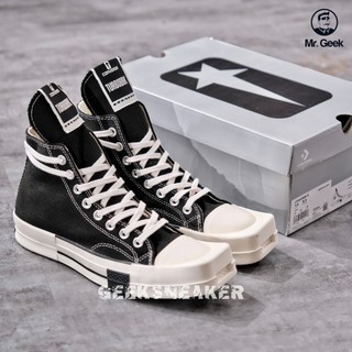 Giày sneaker converse rick owens x turbodrk chuck 70 high ‘black’ 172344c