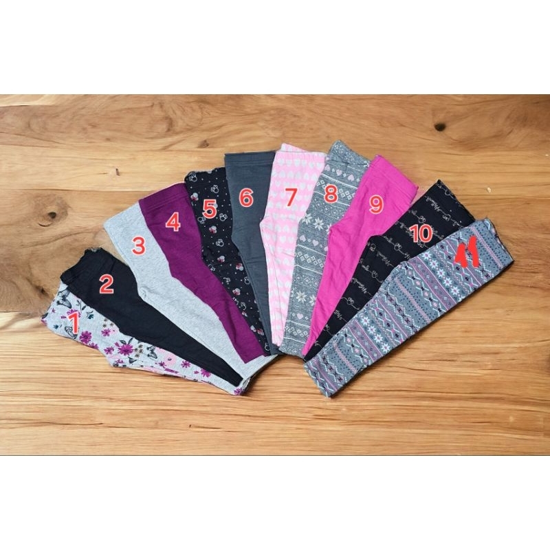 Legging bé gái xuất dư ( Size 2y bé 11-12kg )