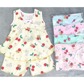 (3 bộ 3 màu 3 họa tiết khác nhau) Combo 3 Bộ Tole Sát Nách Bé (4-14kg)