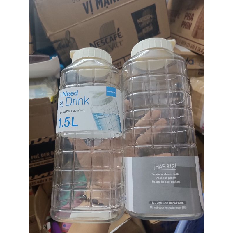 Bình nhựa đựng nước Locknlock 1l5.