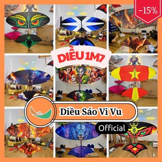 Diều sáo 1m7 lắp ghép khung cacbon