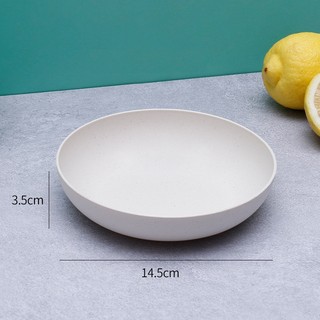Dĩa nhựa lúa mạch sâu lòng loại đẹp, tiện dụng