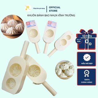 Khuôn Bánh Bao Nhựa Vĩnh Trường - Khuôn Bánh Bao Có Tay Cầm Tiện Lợi - Có 3 Kích Cỡ Cao Cấp MTA-MART
