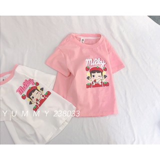 Áo phông cotton bé gái 6-16kg