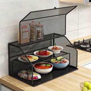 LỒNG BÀN 2 TẦNG CAO CẤP , SƠN TĨNH ĐIỆN CHỐNG HAN GỈ, ĐỰNG THỨC ĂN TRÁNH CÔN TRÙNG TIỆN LỢI.