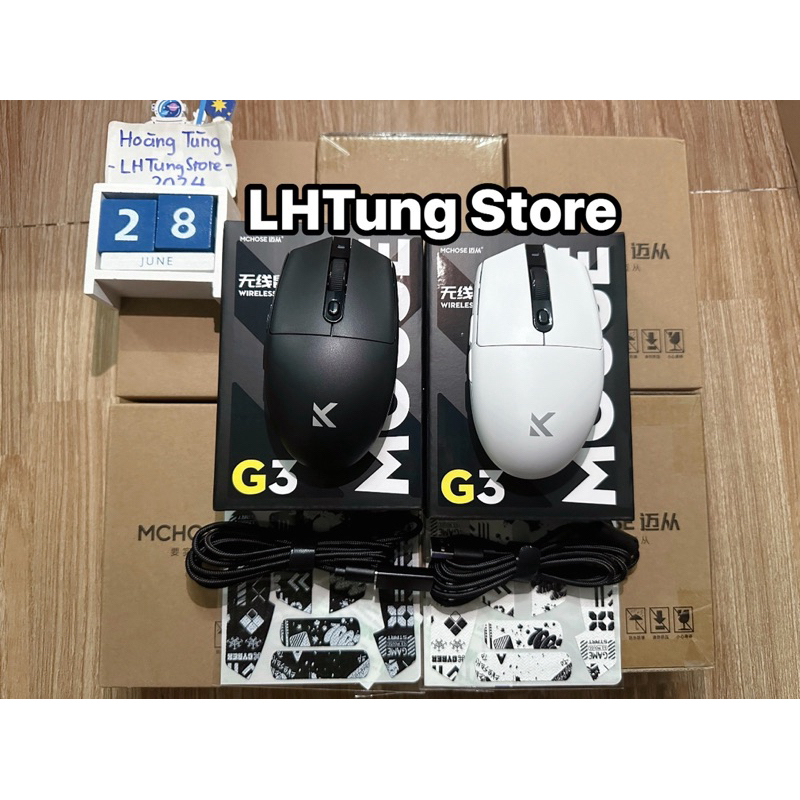 [SẴN GIAO NGAY] Chuột không dây Mchose G3 V2 Pro | G3 Ultra | 3 mode | PAW3395 | 8K | BigBuy360 - bigbuy360.vn