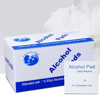 Bông tẩm cồn sát trùng Alcohol Pad hộp 100 miếng