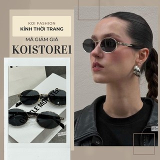 Kính mắt mát thời trang cao cấp,kính râm gọng tròn thời trang chống nắng