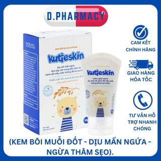 Kem dịu mẩn ngứa cho bé Kutieskin dịu mẩn đỏ, dịu vết ngứa, hăm da, lành vết trầy xước - Tuýp 30gr