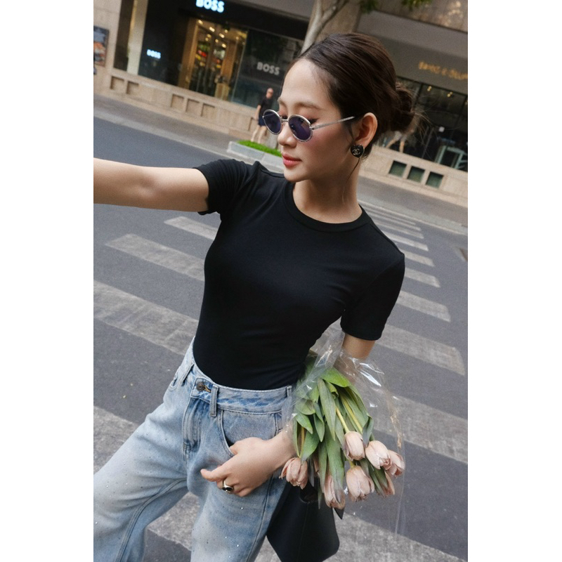 ÁO THUN ÔM TRƠN BASIC