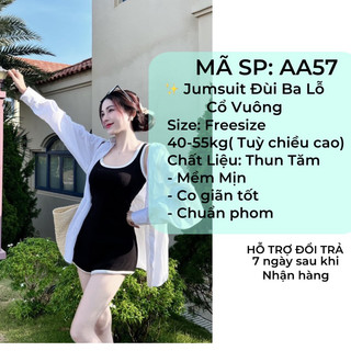 Jumsuit Đùi Sát Nách Phối Viền Trắng Siêu Hack Dáng Phù Hợp Đi Chơi Đi Du Lịch