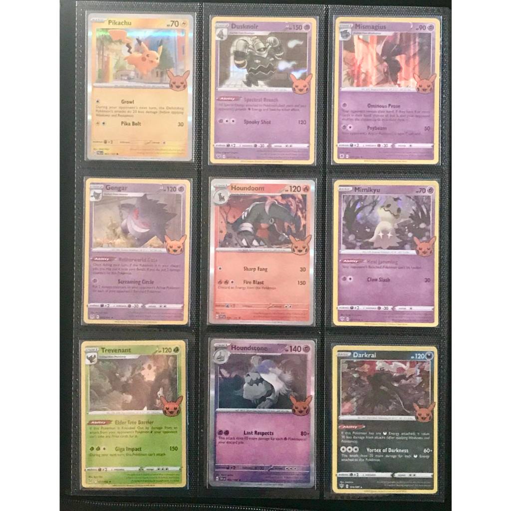 Pokemon Halloween Trick Or Trade holo Card English