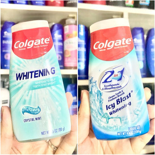 Kem đánh răng Colgate Whitening Icy Blast Toothpaste & Mouthwash nhập MỸ130g
