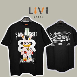 Áo Thun Bad Rabbit form rộng nam nữ phong cách street style vải siêu xịn – LiVi Store