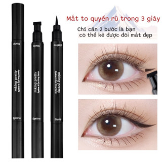  Bút Kẻ Mắt Nước 2in1 - 2 Đầu Dễ Kẻ Lâu Trôi Nội Địa Trung 