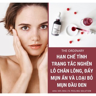 Tinh chất The Ordinary AHA 30% + BHA 2% Peeling Solution 30ml