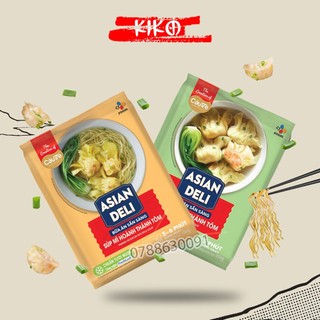 Hoành Thánh Mì Tôm Cầu Tre gói 350G ASIAN DELI (bữa ăn hoàn chỉnh)