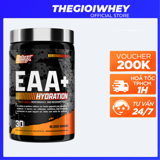 Nutrex EAA + HYDRATION (30 Lần Dùng), Bột Uống Hỗ Trợ Tăng Cơ Và Phục Hồi Cơ Bắp Bổ Sung Trong Tập