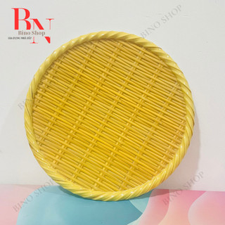 Đĩa Phíp Nhựa Melamine Giả Mẹt Tre