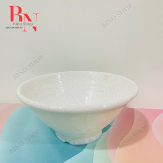 Tô Nhựa Bún Phở Melamine Vân Đá Kem
