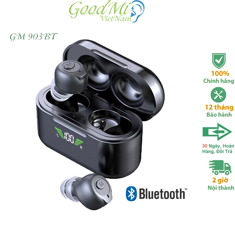 Bộ Máy Trợ Thính Dành Cho Người Già Điếc Nặng Có Bluetooth Goodmi GM-903BT