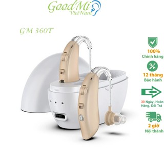 Máy Trợ Thính Không Dây Vành Tai GOODMI GM-360T (2 Tai, Sạc)