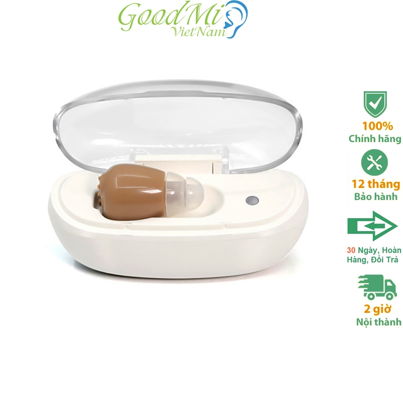 Máy Trợ Thính Không Dây Siêu Nhỏ, Tai Nghe Trợ Thính 1 Tai GOODMI G12