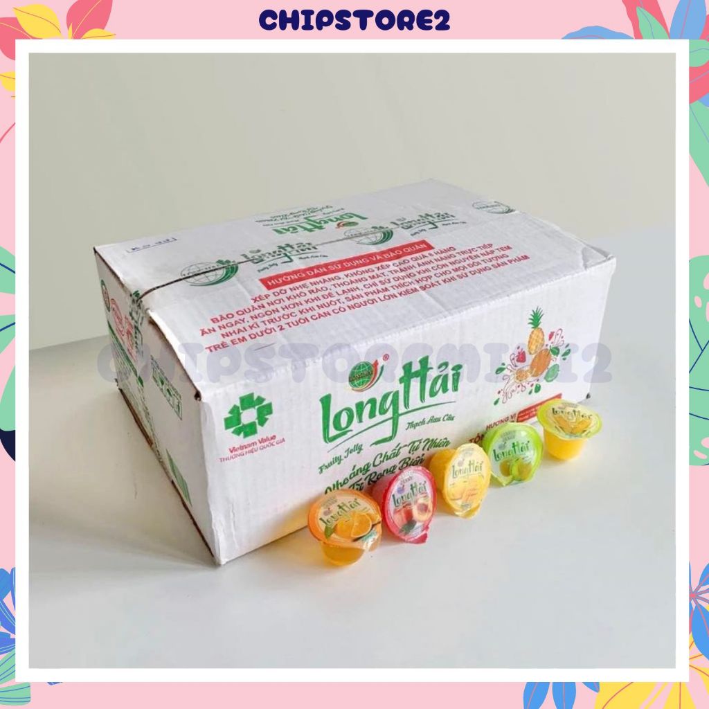( Thùng 5kg ) Thạch Rau Câu Trái Cây Long Hải