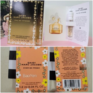 Mẫu thử nước hoa daisy ever so fresh, eau so intense edp