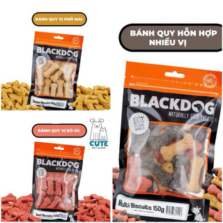BÁNH QUY ÚC_KHÚC XƯƠNG BLACKDOG CHO CHÓ_HỖN HỢP - BLACKDOG MULTI BISCUITS 150Gr