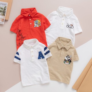 Áo Thun Có Cổ Cho Bé, Áo thun Polo Bé Trai size 10kg - 50kg tay ngắn chất vải cotton xược mềm mịn co giãn thoáng mát PL2