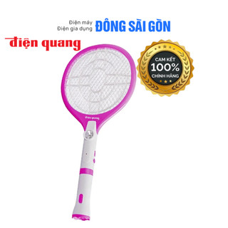 Bộ vợt muỗi điện quang đq emr05l wpi - màu trắng hồng