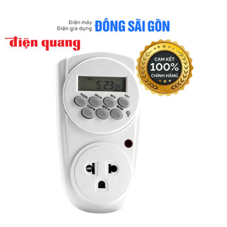 Ổ cắm hẹn giờ điện quang đq esk dt08 w 13