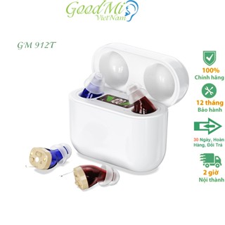 Máy Trợ Thính Không Dây Siêu Nhỏ GOODMI GM-912T , Tai Nghe Trợ Thính 2 Tai Sạc Pin