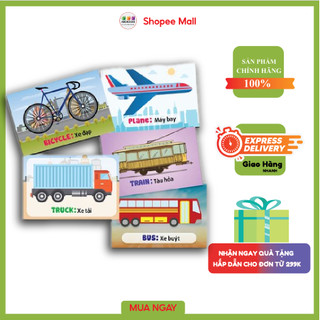 Sách - Thẻ Bé Nhận Biết Phương Tiện Giao Thông