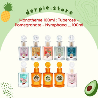 Nước hoa unisex Monotheme các mùi : Pomegranate / Tuberose / Nymphaea / Vanilla Blossom ... EDT
