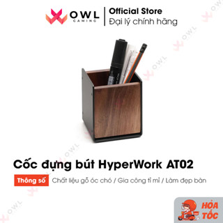 Cốc đựng bút HyperWork AT02 (Hàng chính hãng)